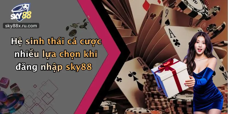 Hệ sinh thái cá cược nhiều lựa chọn khi đăng nhập sky88