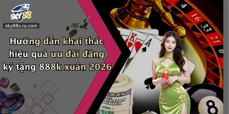 Hướng dẫn khai thác hiệu quả ưu đãi đăng ký tặng 888k xuân 2026